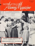 Hope College Alumni Magazine, Volume 13, Number 4: October 1960