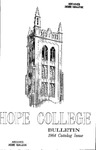 1964. V100. March Bulletin. by Hope College
