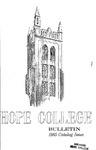 1965. V101. March Bulletin. by Hope College