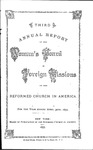 3rd Annual Report of the Woman's Board of Foreign Missions