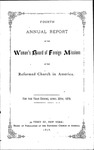 4th Annual Report of the Woman's Board of Foreign Missions by Reformed Church in America