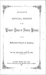 7th Annual Report of the Woman's Board of Foreign Missions by Reformed Church in America