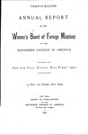 28th Annual Report of the Woman's Board of Foreign Missions