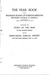 46th Annual Report of the Woman's Board of Foreign Missions by Reformed Church in America