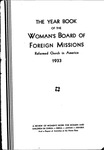 59th Annual Report of the Woman's Board of Foreign Missions by Reformed Church in America