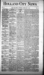 Holland City News, Volume 2, Number 51: February 7, 1874