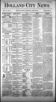 Holland City News, Volume 4, Number 18: June 19, 1875