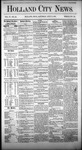 Holland City News, Volume 4, Number 20: July 3, 1875