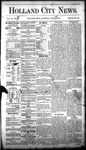 Holland City News, Volume 9, Number 20: June 26, 1880