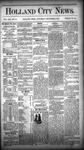 Holland City News, Volume 13, Number 44: December 6, 1884