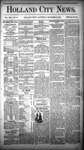 Holland City News, Volume 13, Number 45: December 13, 1884