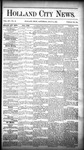 Holland City News, Volume 15, Number 23: July 10, 1886