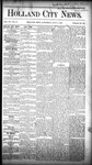Holland City News, Volume 15, Number 24: July 17, 1886
