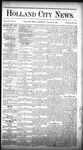 Holland City News, Volume 15, Number 30: August 28, 1886
