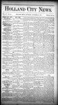 Holland City News, Volume 15, Number 43: November 27, 1886