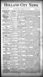 Holland City News, Volume 16, Number 24: July 16, 1887