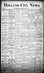 Holland City News, Volume 18, Number 26: July 27, 1889