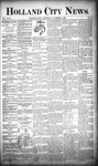 Holland City News, Volume 18, Number 41: November 9, 1889