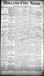 Holland City News, Volume 19, Number 34: September 20, 1890