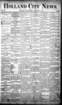 Holland City News, Volume 20, Number 2: February 7, 1891
