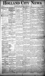Holland City News, Volume 20, Number 3: February 14, 1891