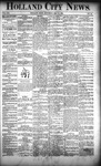 Holland City News, Volume 21, Number 18: May 28, 1892