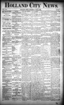 Holland City News, Volume 21, Number 23: July 2, 1892