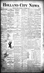 Holland City News, Volume 21, Number 43: November 19, 1892