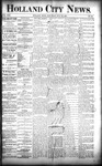 Holland City News, Volume 22, Number 26: July 22, 1893 by Holland City News