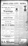 Holland City News, Volume 25, Number 17: May 16, 1896 by Holland City News