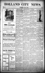 Holland City News, Volume 37, Number 20: May 21, 1908