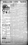 Holland City News, Volume 37, Number 32: August 13, 1908