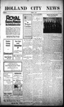 Holland City News, Volume 42, Number 1: January 1, 1913