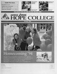 News from Hope College, Volume 26.2: October, 1994 by Hope College