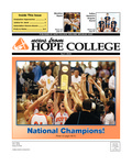 News from Hope College, Volume 37.5: April, 2006 by Hope College