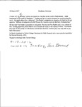 Letter from J. B. Sondag to 