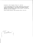 Letter from John Van Vleck to A. C. Van Raalte
