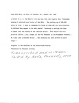 A Letter to A. C. Van Raalte from His Son, Ben by Ben Van Raalte, Clarence Jalving, and Nella Kennedy