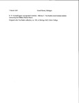 R. N. Goodsell Again Corresponded with Rev. Albertus C. Van Raalte About Business Matters Concerning the Holland Harbor Board by R. N. Goodsell and Mary Otterness