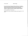 Excerpts from the Minutes of the Classis of Holland Stating That Since Dr. Albertus C. Van Raalte Will Be Visiting the Netherlands That Summer, the Classis Credentials Him to Represent the Classis at the Synod of the Christian Secessionist Church of the Netherlands