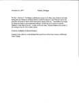 The Rev. Albertus C. Van Raate Contributed an Essay to De Hope Saying That the Ordination of [Enne] Heeren Would Be Delayed to Next February Due to the Great Fire of October 8 and 9 Which Destroyed So Much of the City. by A. C. Van Raalte and Simone Kennedy