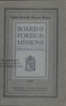 87th Annual Report of the Board of World Missions