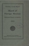 90th Annual Report of the Board of World Missions