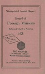 93rd Annual Report of the Board of World Missions