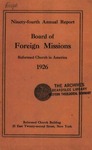 94th Annual Report of the Board of World Missions