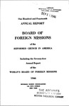 114th Annual Report of the Board of World Missions by Reformed Church in America