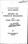 115th Annual Report of the Board of World Missions by Reformed Church in America