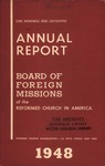 116th Annual Report of the Board of World Missions by Reformed Church in America