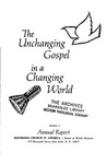 133rd Annual Report of the Board of World Missions by Reformed Church in America