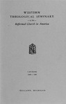 Western Theological Seminary Catalog: 1944-1945